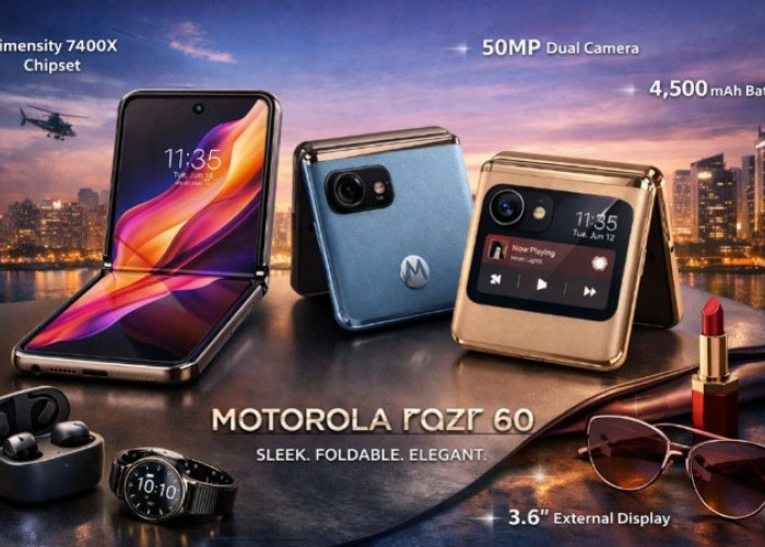 Bocoran Motorola Razr 60 Menguat, Desain Lipat Vertikal Ringkas dan Elegan Jadi Daya Tarik Utama