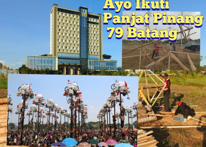 Spektakuler, Ikuti Panjat Pinang 79 Batang, Sepeda dan Hadiah Lain Menanti di Pucuk!