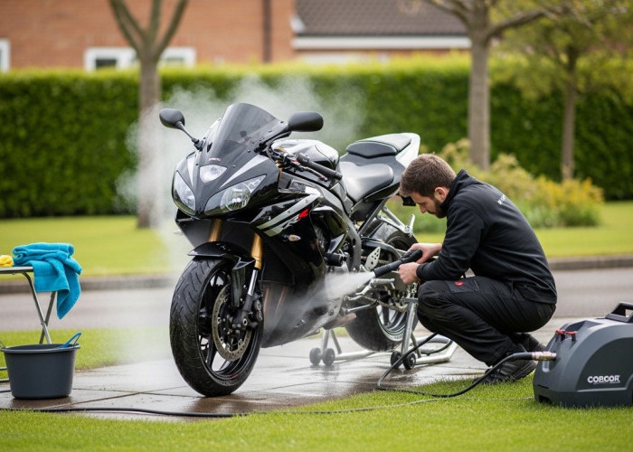 Modal Kecil Untung Harian! Peluang Bisnis Cuci Motor Panggilan di Palembang dengan Mesin Steam Portable