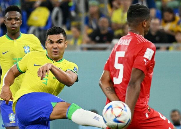 Brasil Bekuk Swiss 1-0, La Nati Beri Perlawanan Militan, Samba Cetak Gol Menit Akhir, Casemiro Jadi Pahlawan 