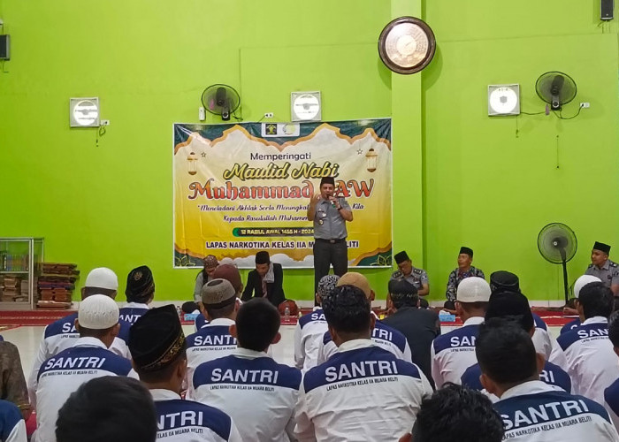 Meneladani Akhlak Rasulullah, Lapas Narkotika Kelas IIA Muara Beliti Peringati Maulid Nabi Muhammad SAW