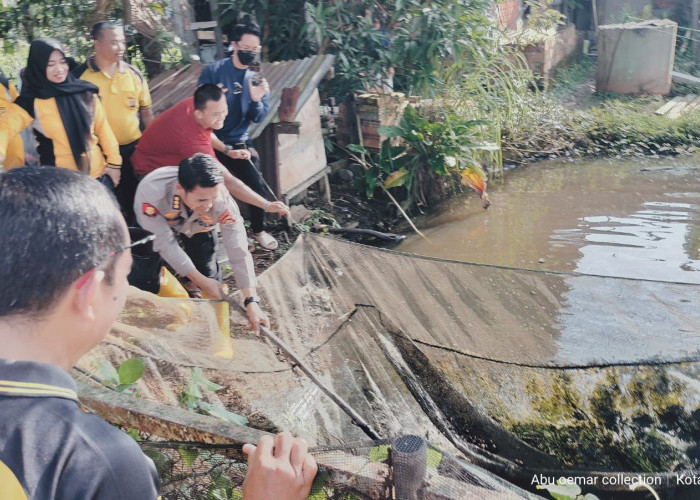 Kebun Ketahanan Pangan Satker Bidkum Polda Sumsel Dipanen, Seluruh Hasil Dibagikan ke Warga Sekitar