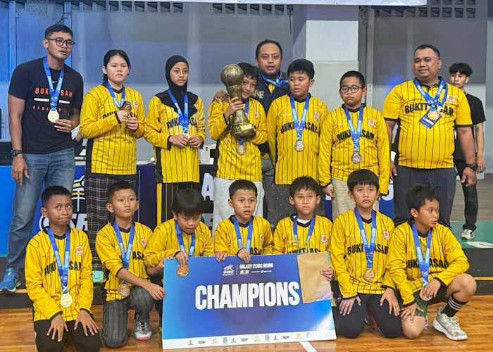 Bukti Pembinaan Usia Dini Berbuah Prestasi,  Tim Basket Binaan PTBA Raih Juara Galaxy Stars Rising Cup 2025
