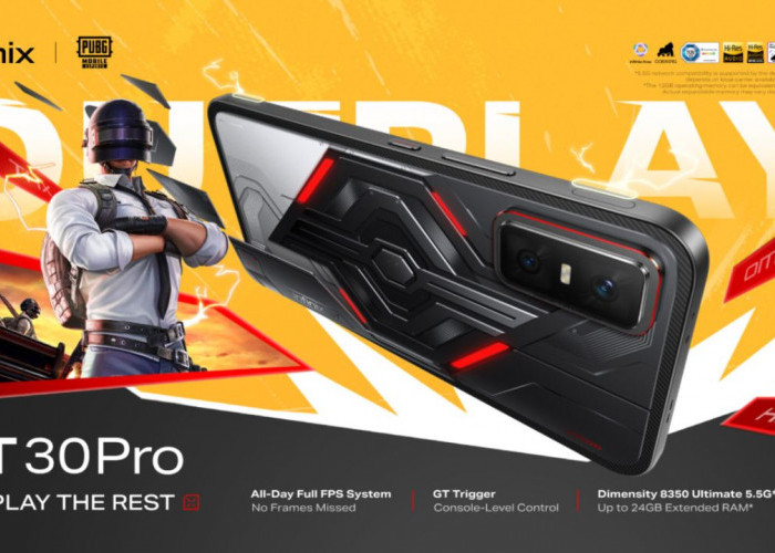 Infinix GT 30 Pro HP Terbaik dengan Spek Tinggi, Baterai Awet! Cocok untuk Gaming Maksimal