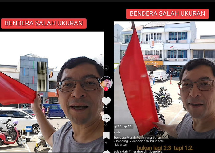 Dipa Komala Kecewa Merah Putih Yang Berkibar Bukan Bendera Tapi Umbul-umbul, Jadi Jangan Asal Beli Ya! 