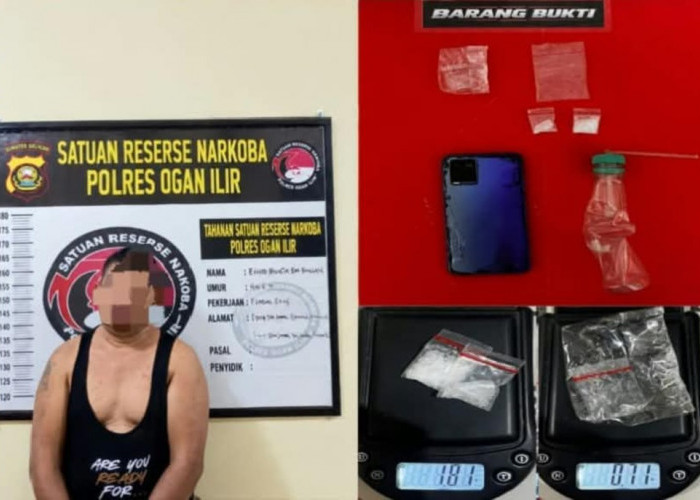 Gerebek Rumah Bandar Sabu di Tanjung Pinang, Satres Narkoba Polres Ogan Ilir Temukan 1,81 Gram dalam Plastik
