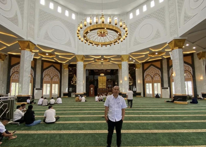 Masjid Agung An-Nur Ogan Ilir, Siap Tampung 1.200 Jemaah Salat Idulfitri 1445 Hijriah