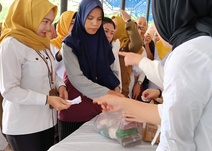 Hadapi Inflasi, Pemkab OKI Gelar Pasar Murah di Taman Segitiga Emas Kayuagung