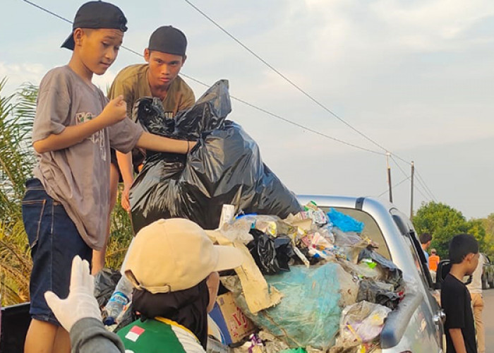 Peringati World Cleanup Day, Ramai-ramai Komunitas di Muba Gelar Bersih-bersih 