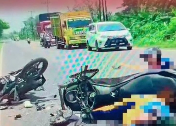 Honda Beat Tabrakan dengan Yamaha Nmax, Tiga Orang Pelajar Terluka