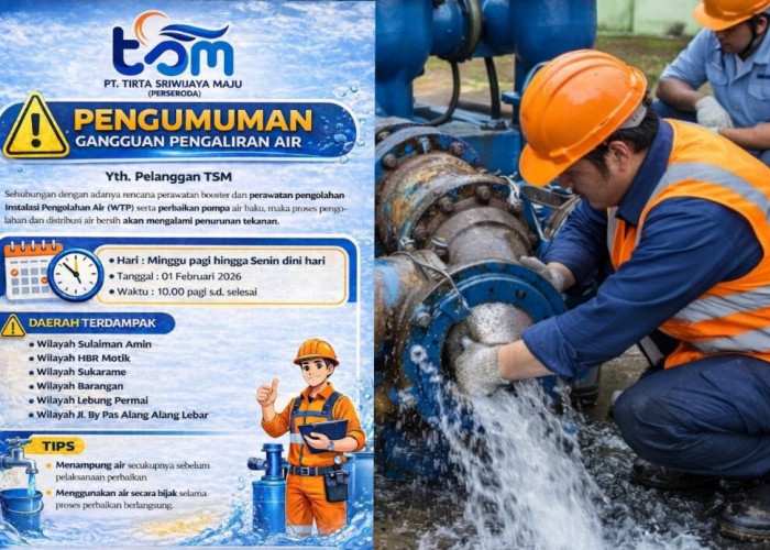 Gangguan Distribusi Air Bersih TSM Terjadi di Sejumlah Wilayah, Ini Jadwal dan Daerah Terdampak
