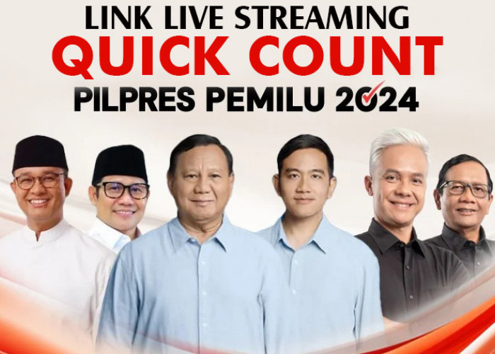 7 Link Live Streaming Quick Count Pilpres 2024, Pantau Hasil Perhitungan Suara Paslon Pilihanmu di Sini