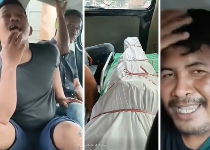 Viral, Orang Gila Meninggal Ternyata Diantar 2 Temannya yang Juga Gila, Sopir Ambulans Pusing Tersesat