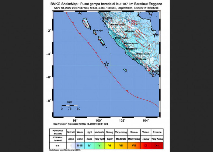 BREAKING NEWS: Gempa 6.8 Magnitudo Guncang Enggano Bengkulu