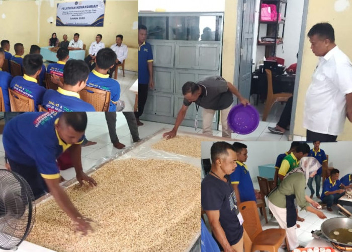 Lapas Narkotika Muara Beliti Latih Warga Binaan Jadi Pengusaha Tempe Mandiri