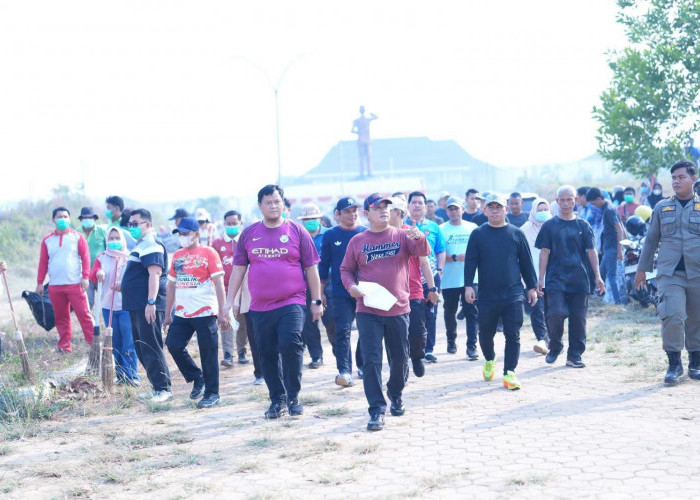 Pimpin Gotong Royong di BKSC, Bupati Banyuasin Tambah Venue