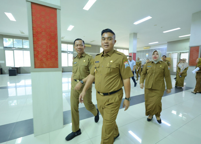 Sekda Aprizal Sidak ASN Pemkot Palembang, Temukan 6 ASN Bolos Usai Libur Idul Adha 1446 H