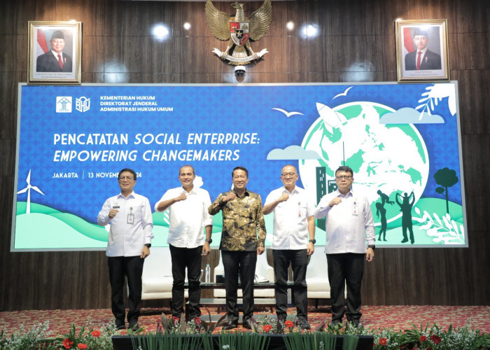 Kementerian Hukum Luncurkan Layanan Pencatatan Online untuk Social Enterprise