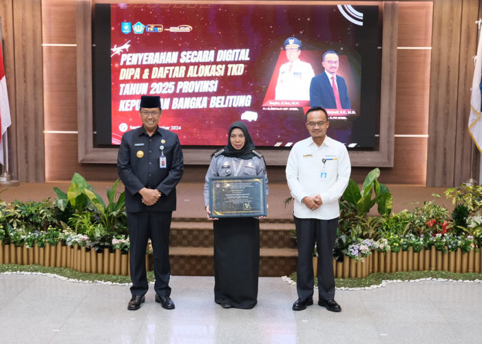 Kantor Wilayah Kementerian Hukum dan HAM Kepulauan Bangka Belitung Raih Dua Penghargaan dari DJPb Babel