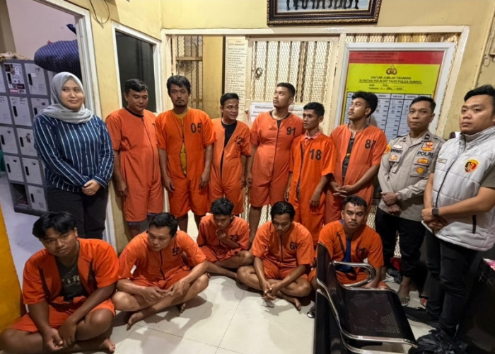 Polda Sumsel Tetapkan 11 Tersangka Kasus Gudang BBM Ilegal di Musi Rawas