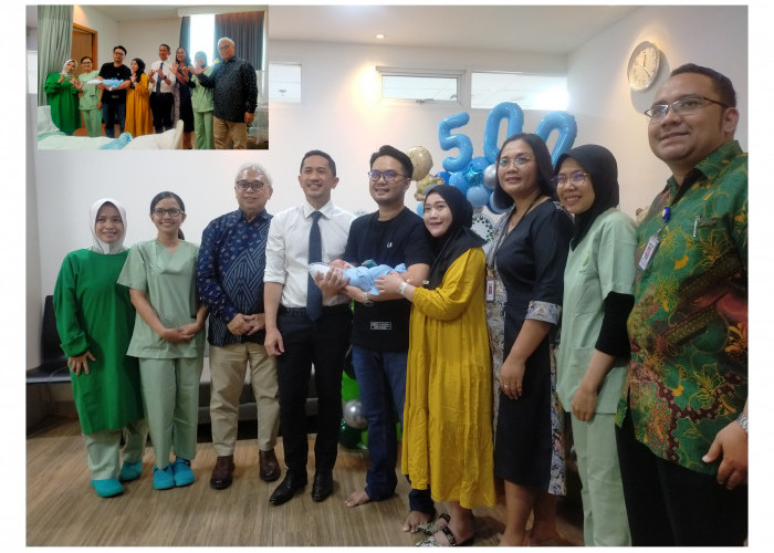 RS Siloam Sriwijaya Rayakan Kelahiran Bayi Ke-500 Bukti Keajaiban Berkat Program IVF Blastula