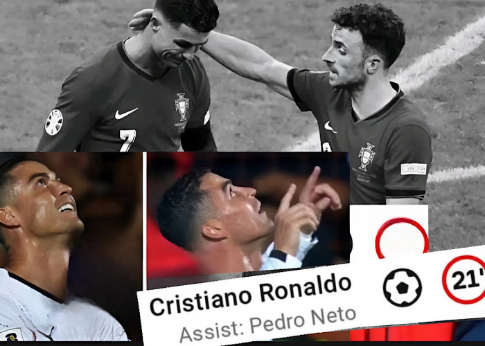 Ronaldo Cetak 2 Gol Cantik Tapi Selebrasi Bikin Sedih, Melihat ke Atas ‘Diogo Jota’