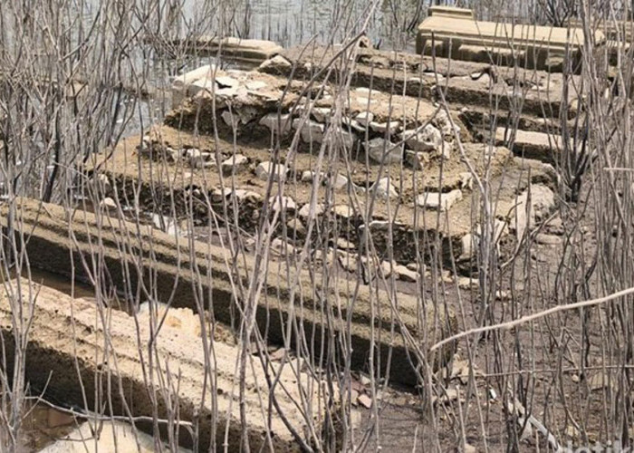 Waduk Gajah Mungkur Surut, Puluham Makak Kuno Bermunculan
