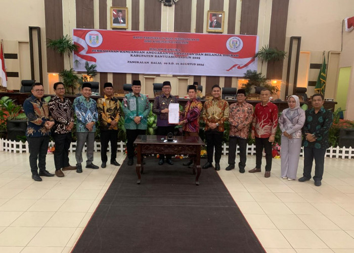 Rancangan APBD Kabupaten Banyuasin 2025 Resmi Disahkan dalam Paripurna IV