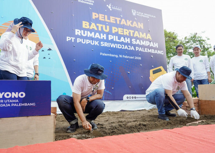 Pusri Palembang Wujudkan Rumah Pilah Sampah, Gerakkan Aksi Bersih Serentak