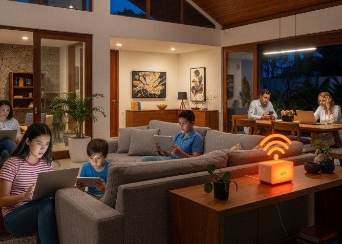 WiFi Rumah Lemot Saat Malam Hari? Ini Penyebab yang Jarang Disadari