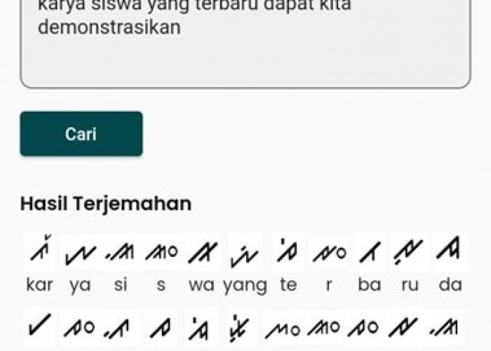 BRAVO! Tim Research UBD Palembang Merilis Aplikasi Terjemahan Teks Latin ke Aksara Komering Ulu 