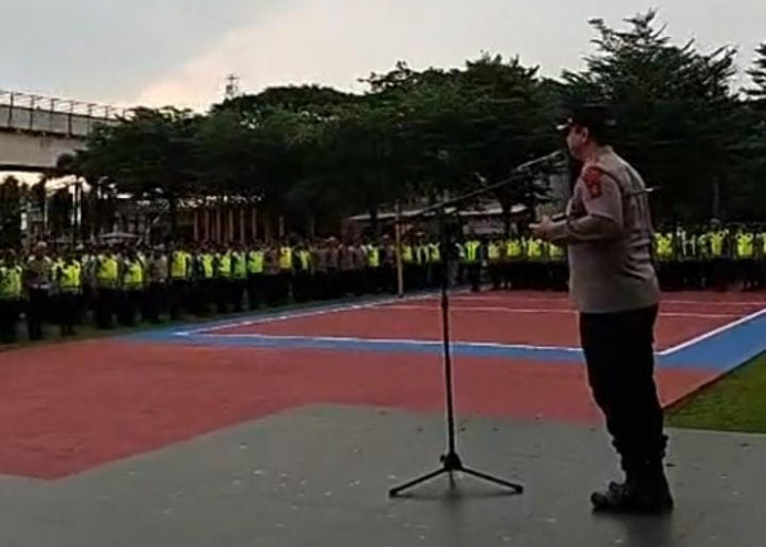Apel Pengamanan Kenaikan Isa Al-Masih, Long Wekend Ratusan Personel Siaga di 77 Gereja di Palembang 