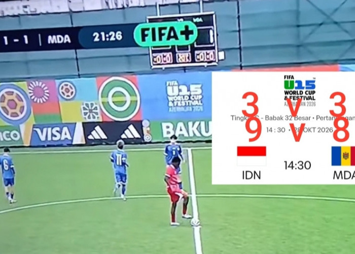 SERU! Timnas U-15 Indonesia Singkirkan Moldova 9-8, Kini Tantang Panama di 16 Besar Tier C FIFA World Cup 2026