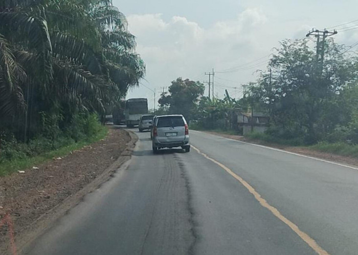 Jalintim Palembang-Betung Bergelombang, Polisi Imbau Pengendara untuk Berhati-Hati