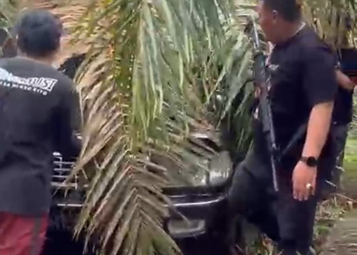Mobil Curian Disembunyikan di Kebun Sawit, Polisi Tangkap Terduga Penadah di PALI