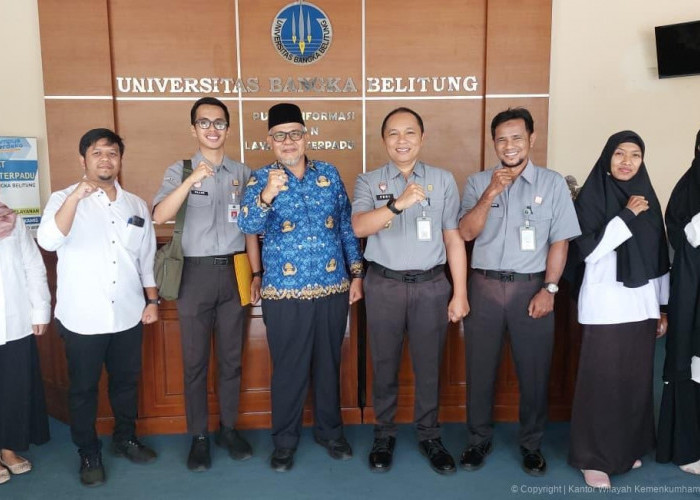 Kanwil Kemenkum Babel Dampingi E-Report JDIHN 2026 dan Perkuat Posbankum di Bangka