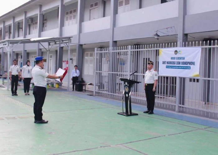 Pegawai Lapas Tanjung Raja Ikrar Komitmen Anti Narkoba dan Handphone