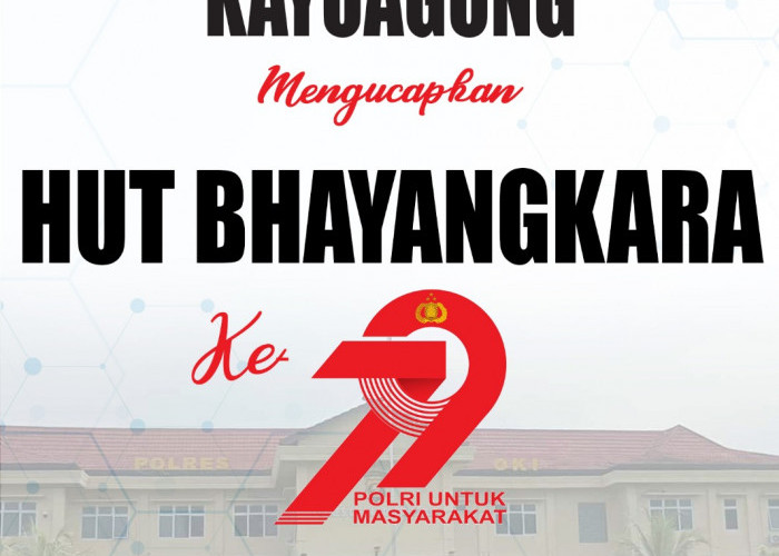PT Sarana Agung Gas Kayuagung Mengucapkan HUT Bhayangkara Ke-79