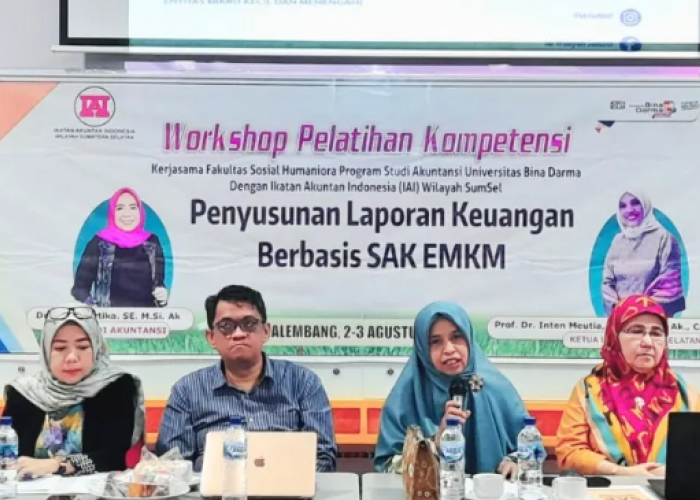 Prodi Akuntasi UBD Palembang Gelar Workshop Pelatihan Kompetensi Bersama IAI Sumatera Selatan