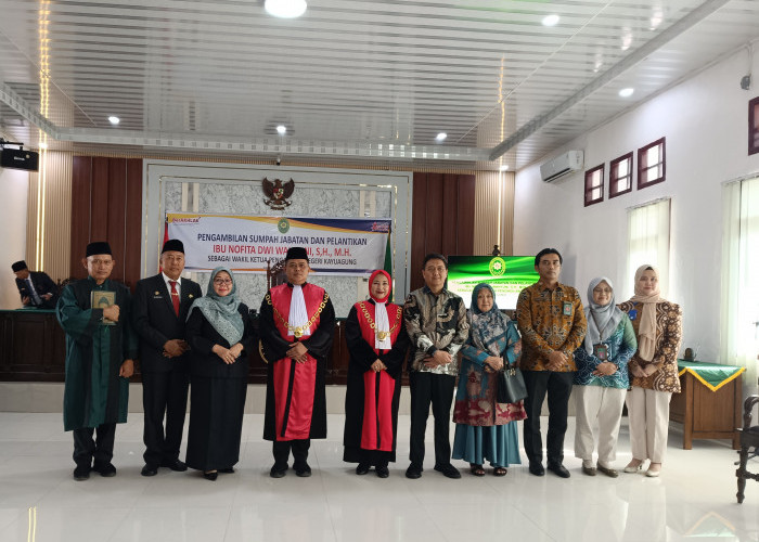 Nofita Dwi Wahyuni SH MH Jabat Wakil PN Kayuagung