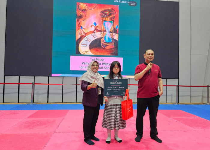 Siswi IGS School Palembang Juara Nasional Kontes Seni Faber-Castell, Bersiap ke Ajang Internasional!