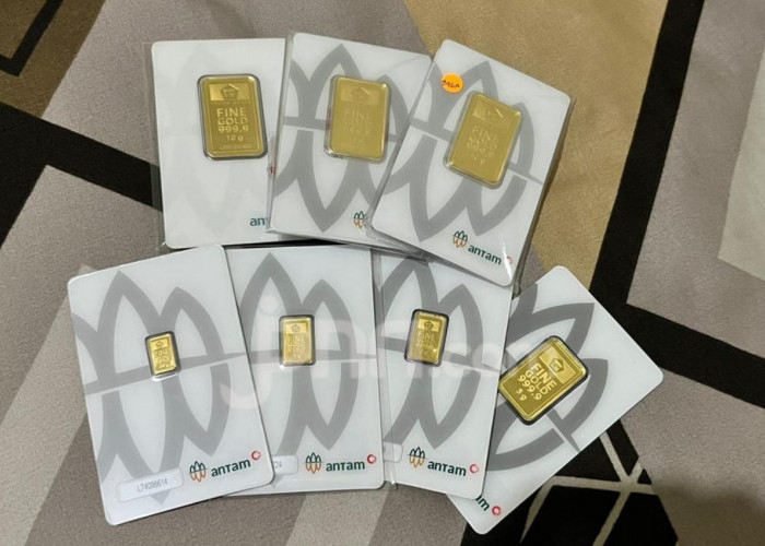 Harga Emas Antam Turun Lagi! Hari Ini Anjlok Rp20 Ribu per Gram, Buyback Merosot Rp30 Ribu