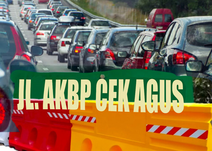 Hari Ini, Jalan AKBP Cek Agus Normal Tapi Ada Traffic Block Median Jalan Mulai Simpang Pakri Sampai Patal 
