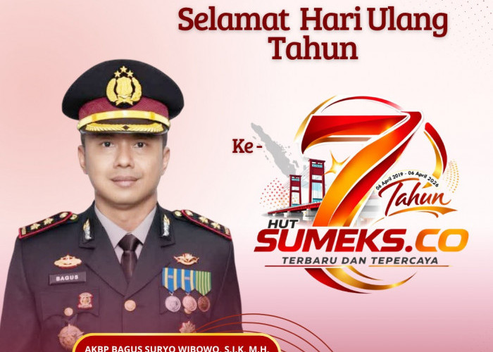 Kapolres Ogan Ilir: Selamat Ulang Tahun ke-7 SUMEKS.CO Tahun 2026