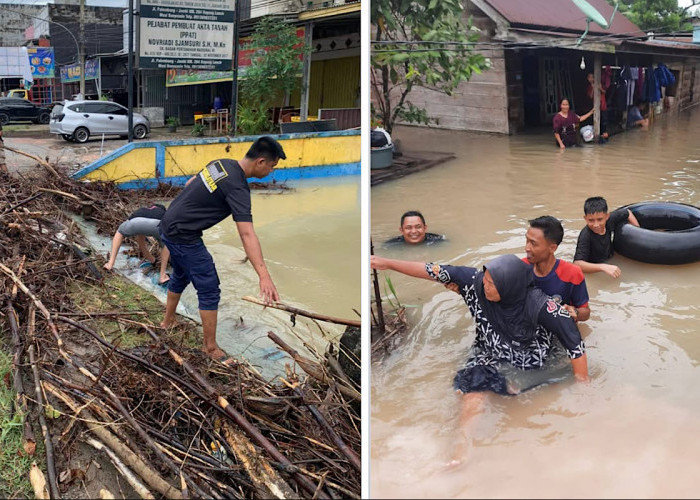 Hari Lebaran 90 Rumah Masih Tenggelam di Kelurahan Bayung Lencir   