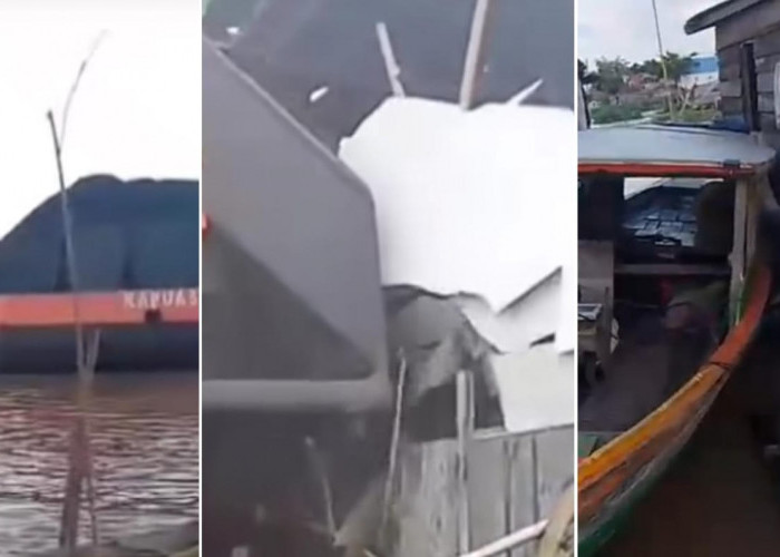 Ini Penyebab Tongkang Batu Bara Tabrak Rumah Warga, Pemeriksaan Nahkoda Kapal Naik Penyidikan 