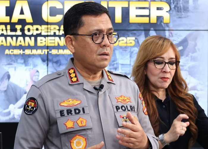 Polri Kerahkan 12.103 Personel, Salurkan Bantuan Bencana Hingga 159 Ton