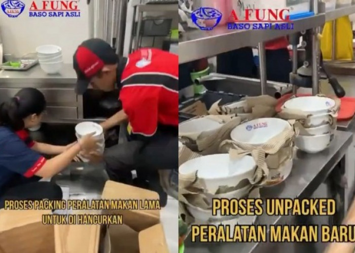 Pihak Baso Afung Hancurkan Semua Alat Makan Gegara Selebgram Makan dengan Kerupuk Babi, Netizen Bilang Begini