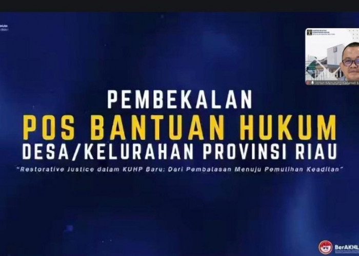 Restorative Justice dalam KUHP Baru Jadi Sorotan, Kanwil Kemenkum Babel Perkuat Peran Posbankum Desa-Kelurahan