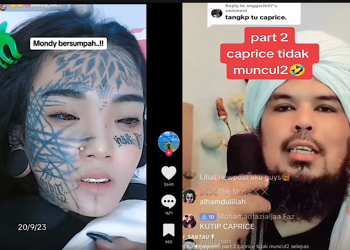 Ustadz Derry Sulaiman Tantang Penyanyi Malaysia Caprice dan Mondy Tatto Live TikTok, Diminta ‘Naik’ Tak Respon